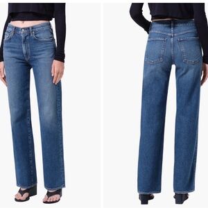 Agolde Straight Leg Jeans Harper in River